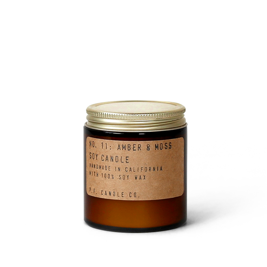 Amber & Moss Soy Candle