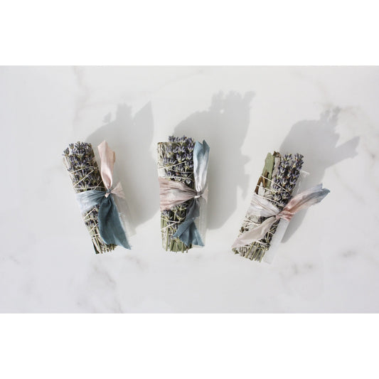 White Sage + Eucalyptus Smudge Stick